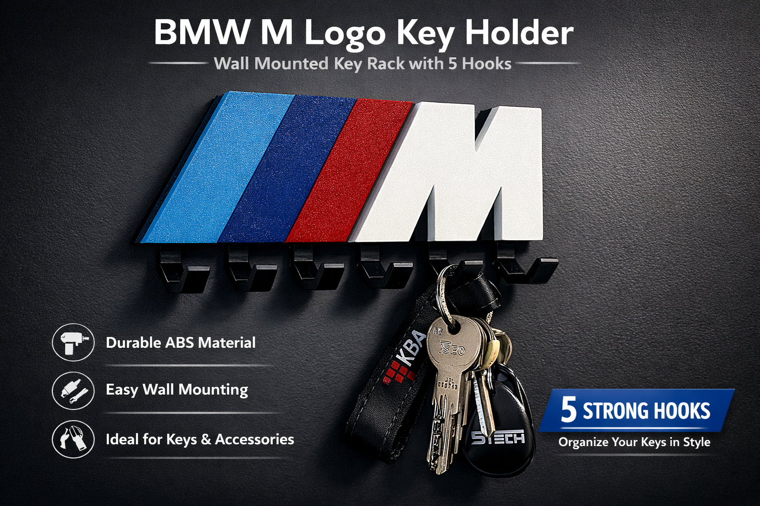 3D PRINETED KEY HOLDER
